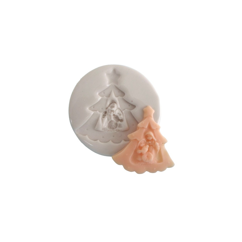 Molde Silicone Presepio na Arvore 