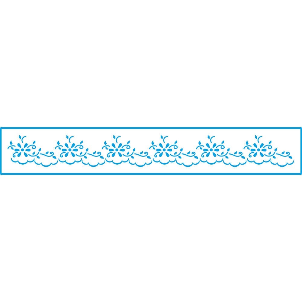 STENCIL - FLORES RENDA
