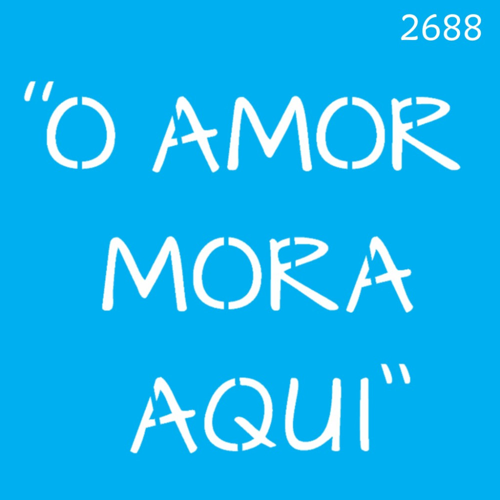 STENCIL OPA O AMOR