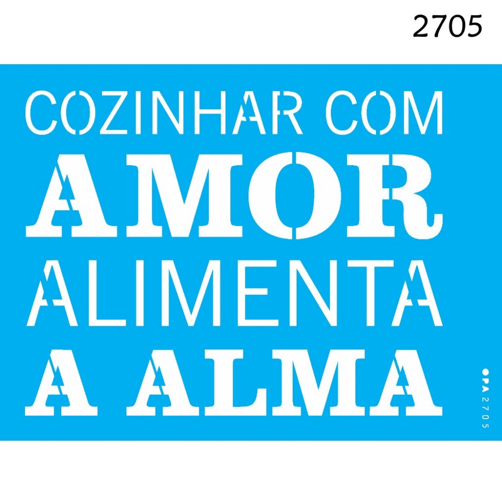 STENCIL OPA COZINHA