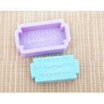 MOLDE SILICONE SABONETE SABÃO DE BARBEAR 