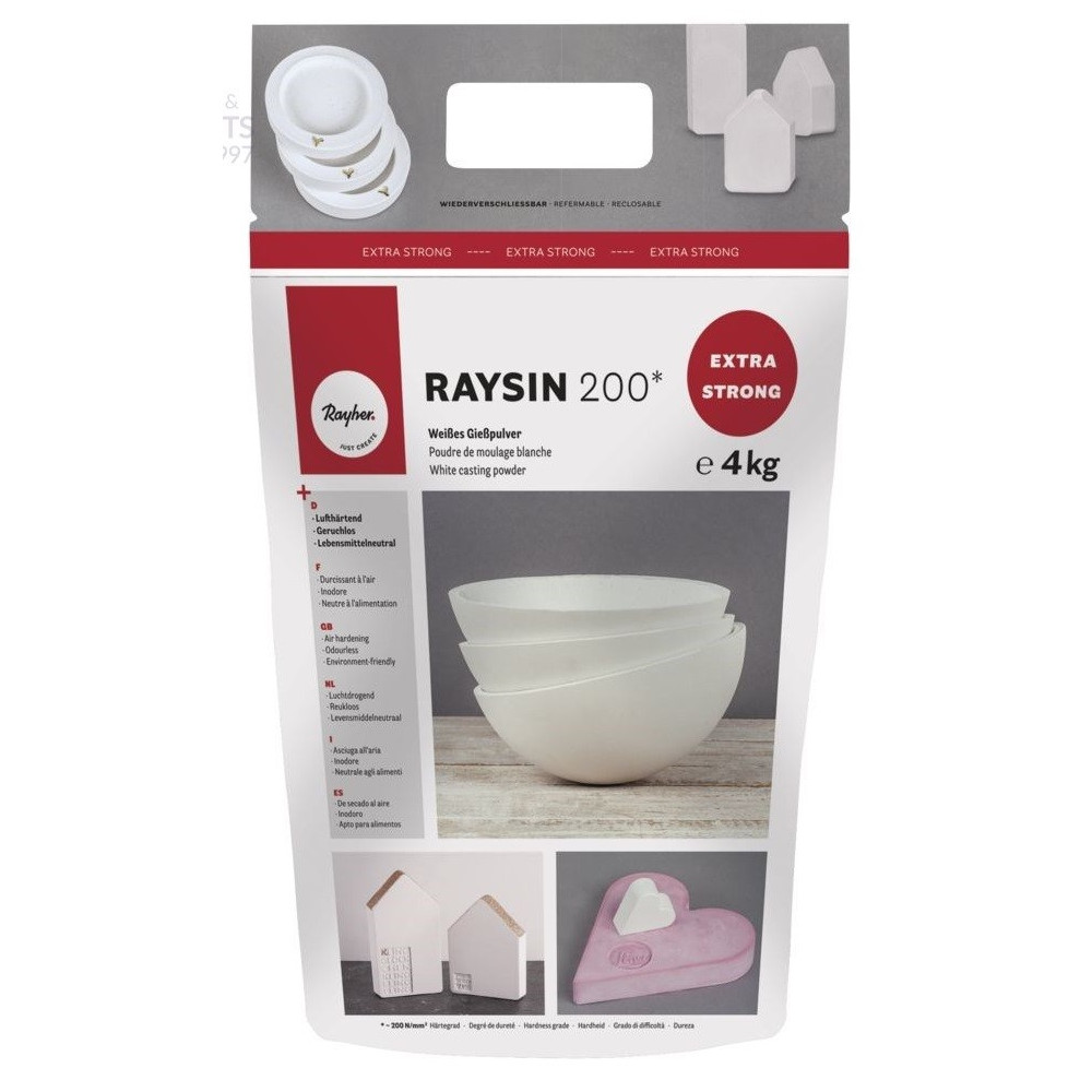 PO CERAMICO RAYSIN 200 WHITE 4KG