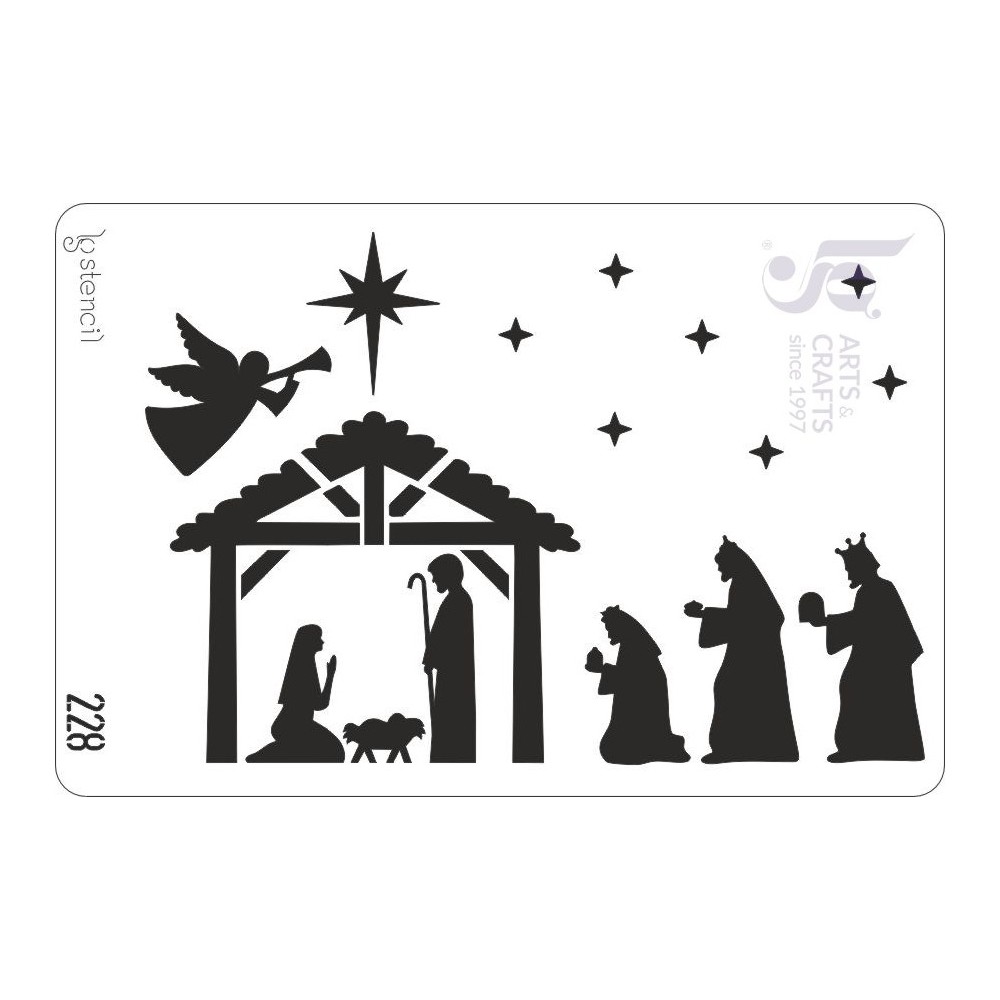 STENCIL PRESEPIO