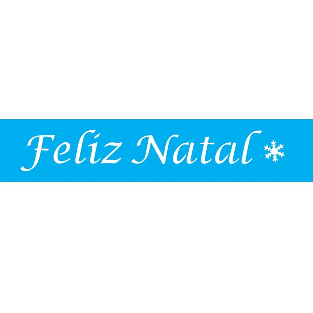 STENCIL FELIZ NATAL OPA