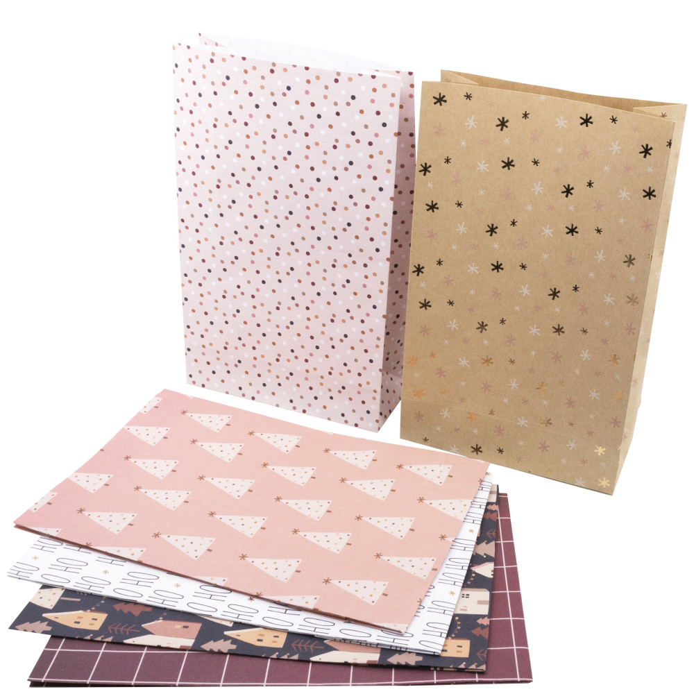 Pack 6 Sacos Papel Natal sortidos 