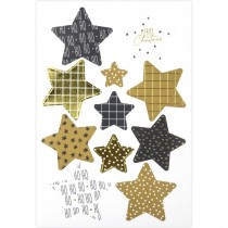 STICKERS ESTRELAS DE NATAL SORTIDAS