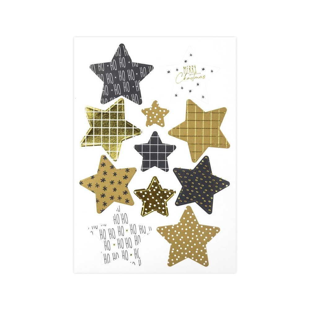 STICKERS ESTRELAS DE NATAL SORTIDAS