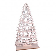 Árvore Recortada "Fuga do Egipto" 18cm