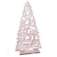 Árvore Recortada "Fuga do Egipto" 35cm