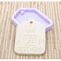 MOLDE SILICONE PLACA NATAL