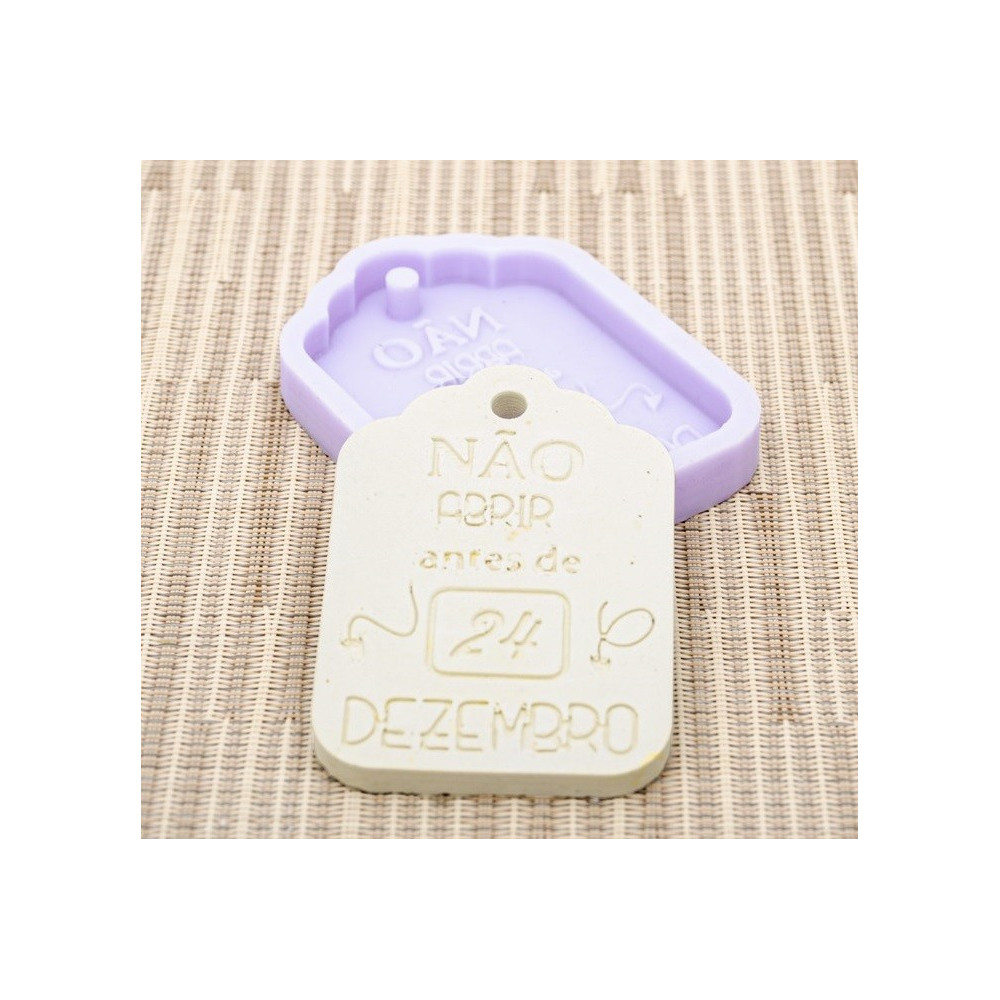 MOLDE SILICONE PLACA NATAL