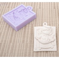 MOLDE SILICONE ANJINHO C/CORAÇOES