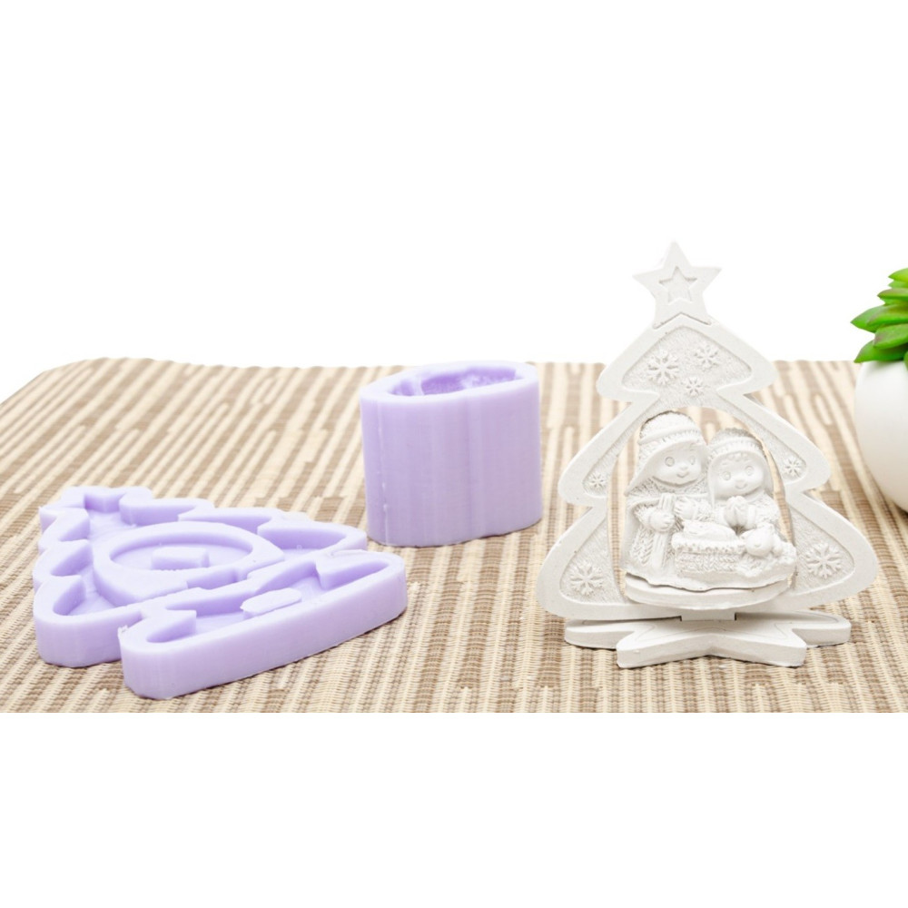 MOLDE SILICONE PINHEIRO PRESEPIO