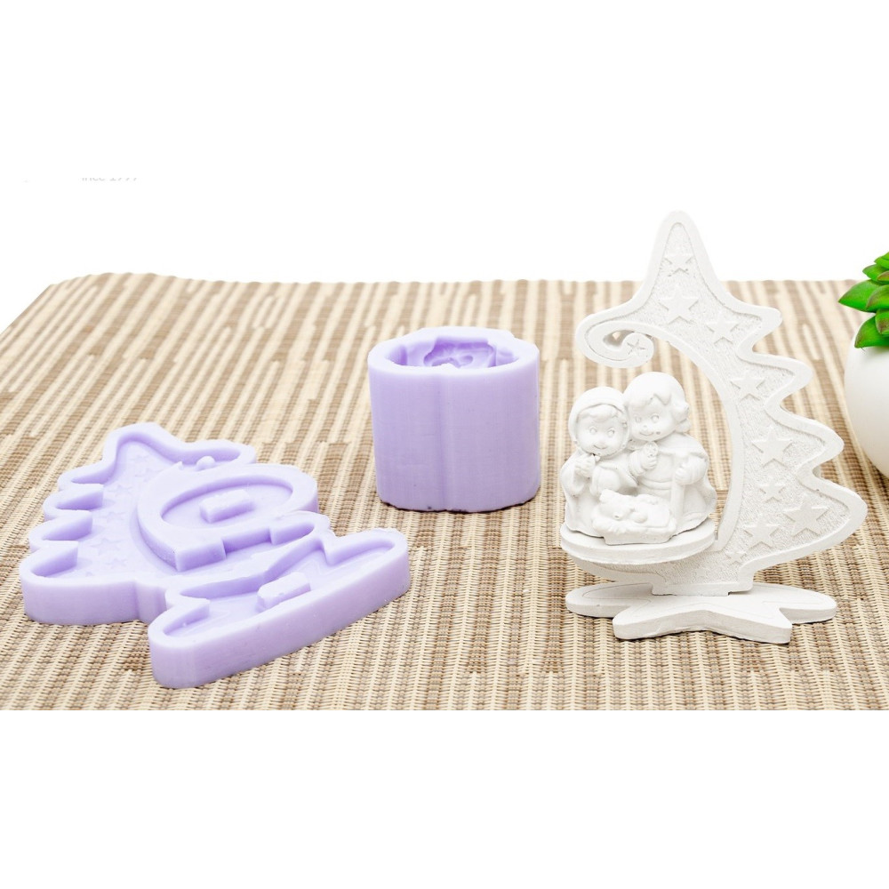 MOLDE SILICONE PINHEIRO PRESEPIO