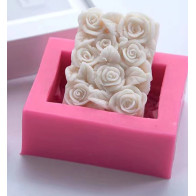 Molde Silicone Barra Flores