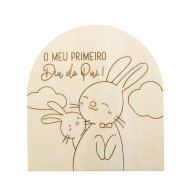 PLACA O MEU PRIMEIRO DIA DO PAI