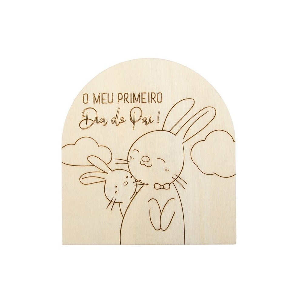 PLACA O MEU PRIMEIRO DIA DO PAI