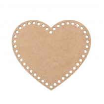 BASE CORAÇÃO COM FUROS 10 CM