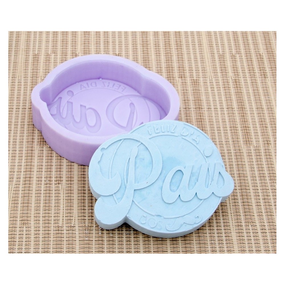 MOLDE SILICONE DIA DOS PAIS 
