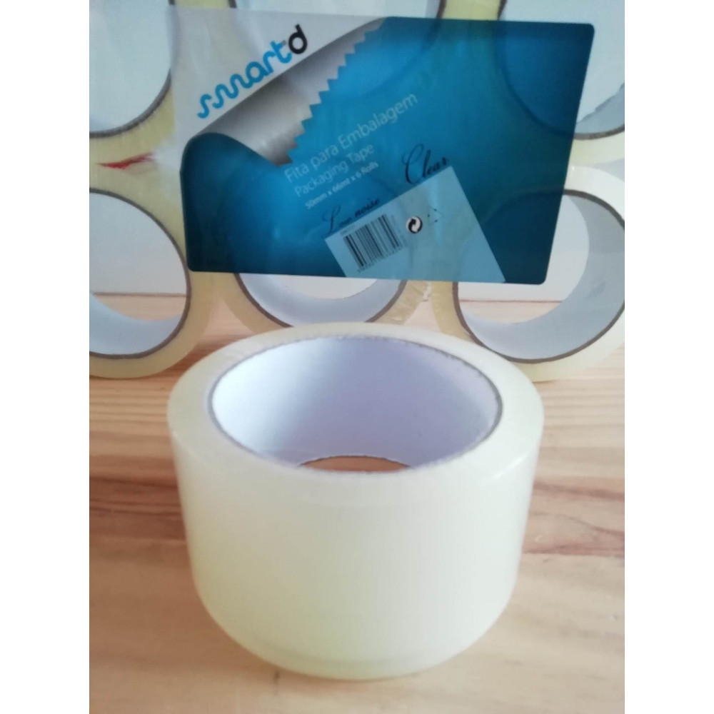 Fita Adesiva PPLTransparente 50mmx66m (baixo ruido)