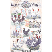 Papel Arroz  Gallinero Classic