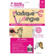 Papel Mágico / Shrink Paper Ouro e Prata