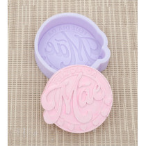 MOLDE SILICONE DIA DA MÃE 