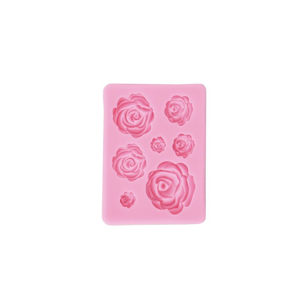 MOLDE SILICONE ROSAS