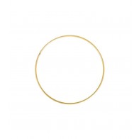 ARO METAL REVESTIDO DOURADO D.25CM