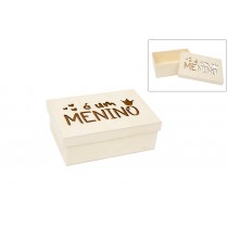 CAIXA "É UMA MENINO"