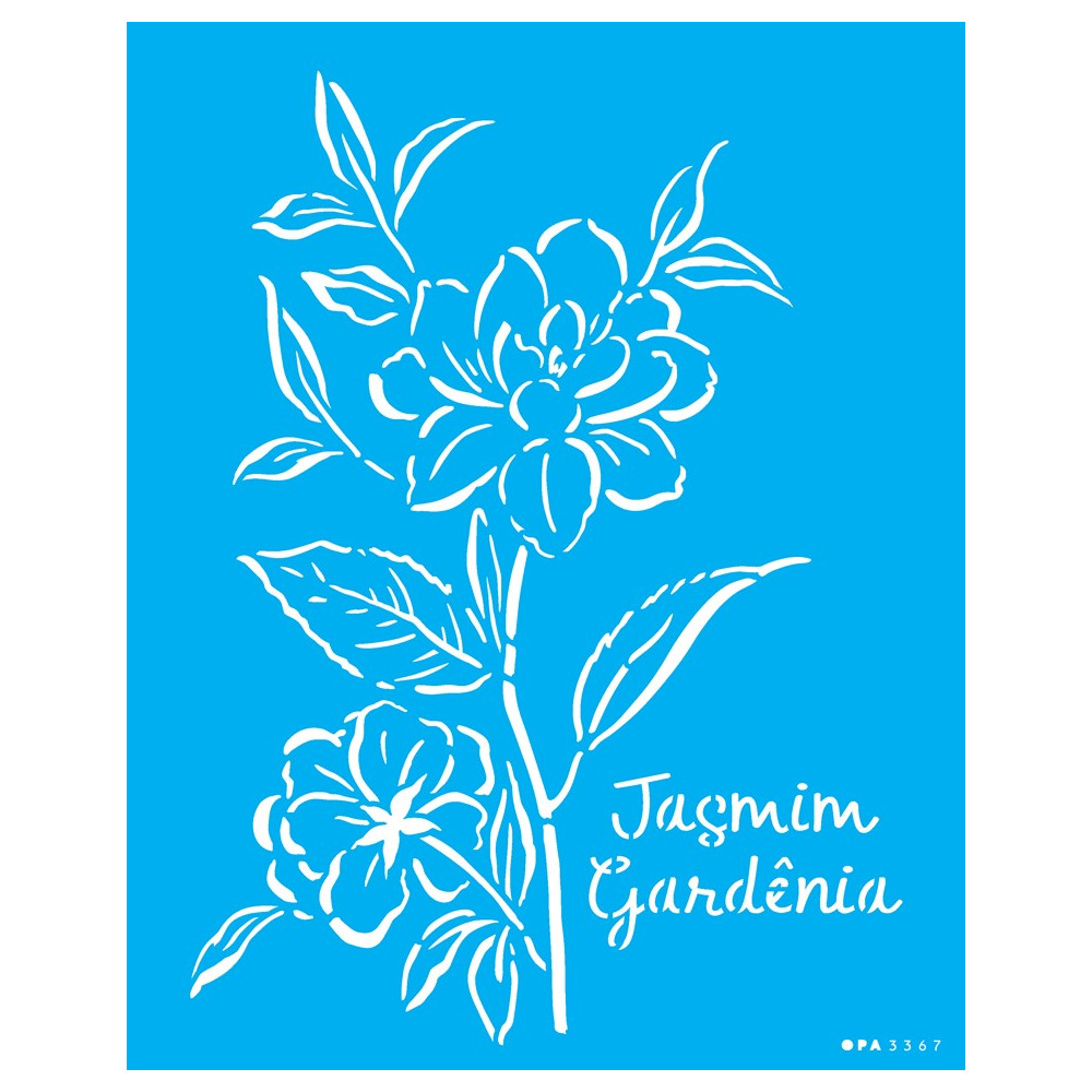 Stencil Flowers