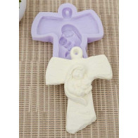 MOLDE SILICONE CRUZ PRESEPIO 
