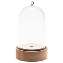 Campanula de Vidro Decorativa com Base