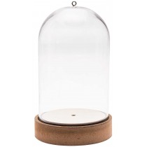 Campanula de Vidro Decorativa com Base