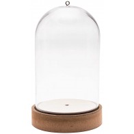 Campanula de Vidro Decorativa com Base