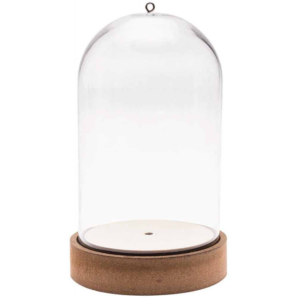 Campanula de Vidro Decorativa com Base