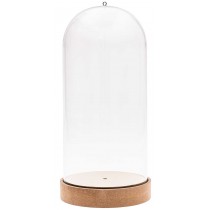 Campanula de Vidro Decorativa com Base