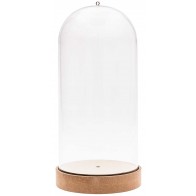 Campanula de Vidro Decorativa com Base