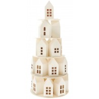 Calendário Advento-Casas em Piramide