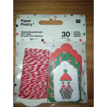 Etiqueta+ Fio Oferta Natal 30 Pcs