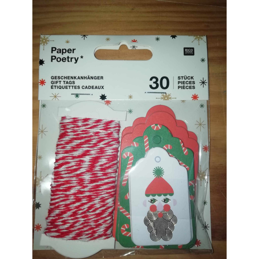 Etiqueta+ Fio Oferta Natal 30 Pcs