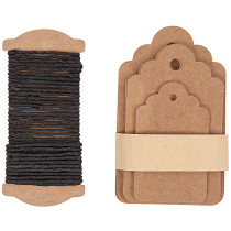 Etiqueta de Oferta Craft +Fio 30 Pcs