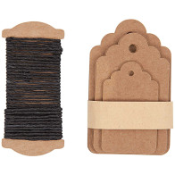 Etiqueta de Oferta Craft +Fio 30 Pcs