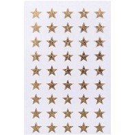 Stickers Estrelas Douradas  10mm