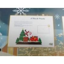 Livro/Albúm de NATAL EM FAMILIA c/ caixa Dourada