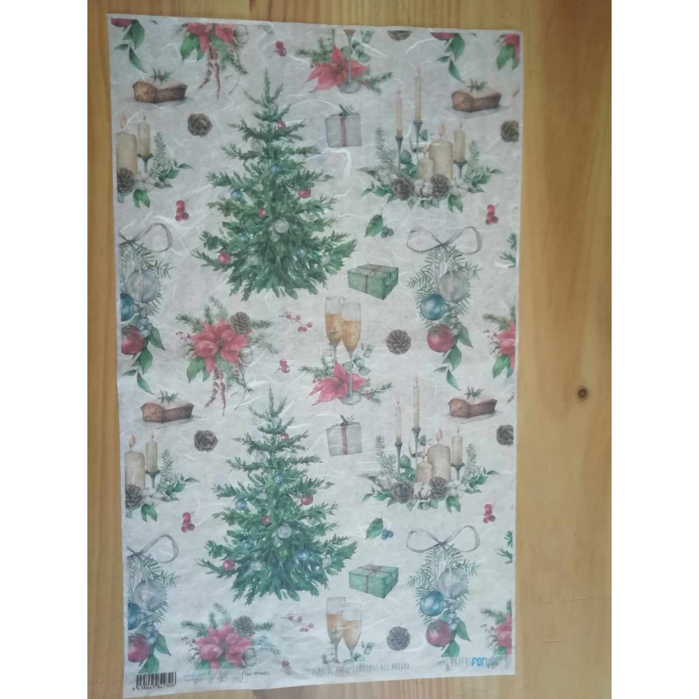 PAPEL ARROZ  CHRISTMAS 