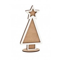 PINHEIROS DE NATAL BRANCO C/ BASE