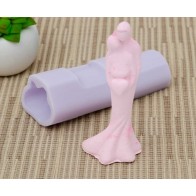 MOLDE SILICONE CASAL ABSTRATO 12 cm