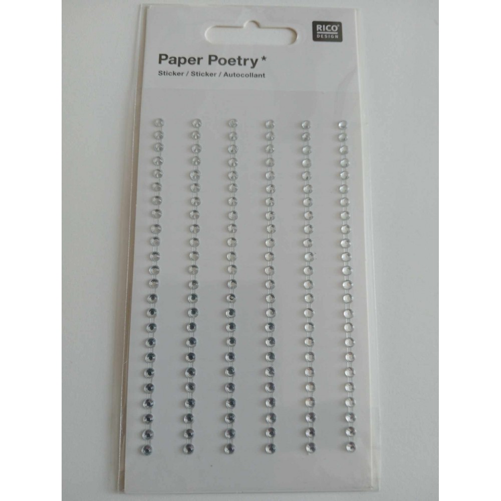 Stikers  Strass Pedras Cristal  3mm