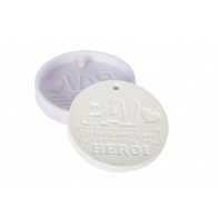 MOLDE SILICONE PAI HEROI